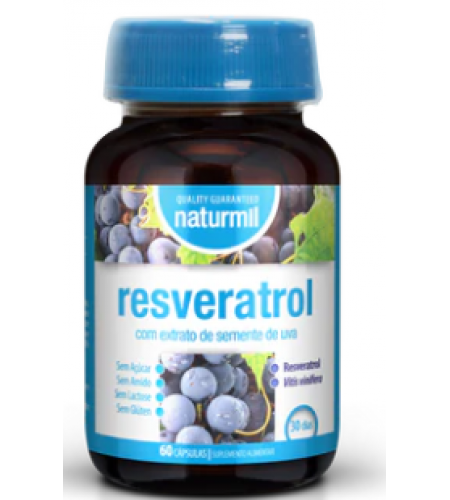 Resveraterol - 60 Cápsulas - Naturmil